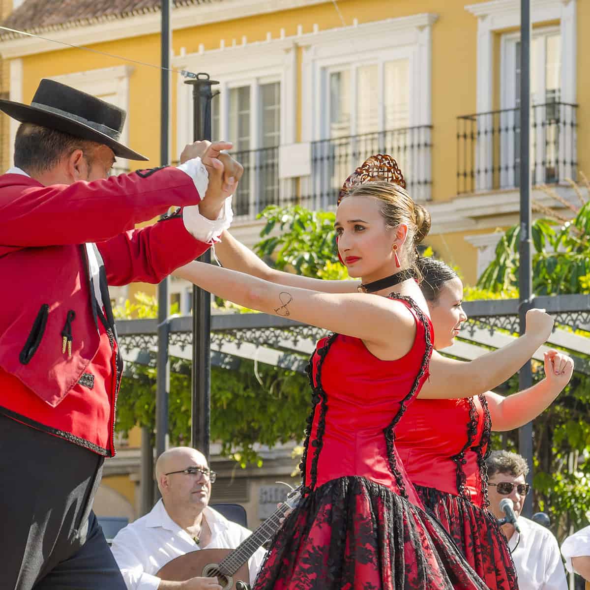 Flamenco-Musik mit Tanz