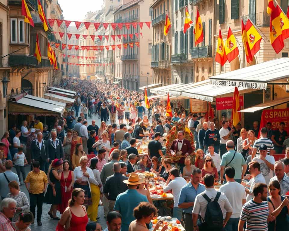 Spanische Volksfeste am Nationalfeiertag