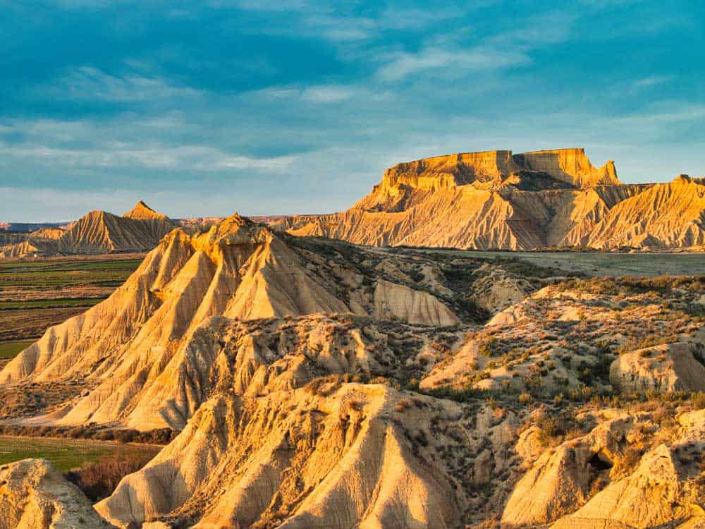 Wunderschone Bardenas Reales Spanien Bildernull