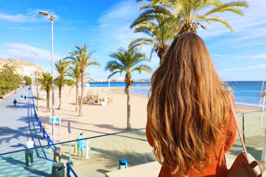 Strand von Alicante Playa del Postiguet