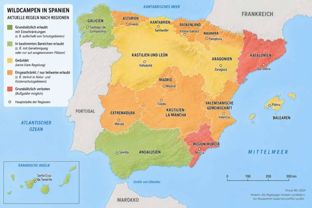 wildcampen-in-spanien