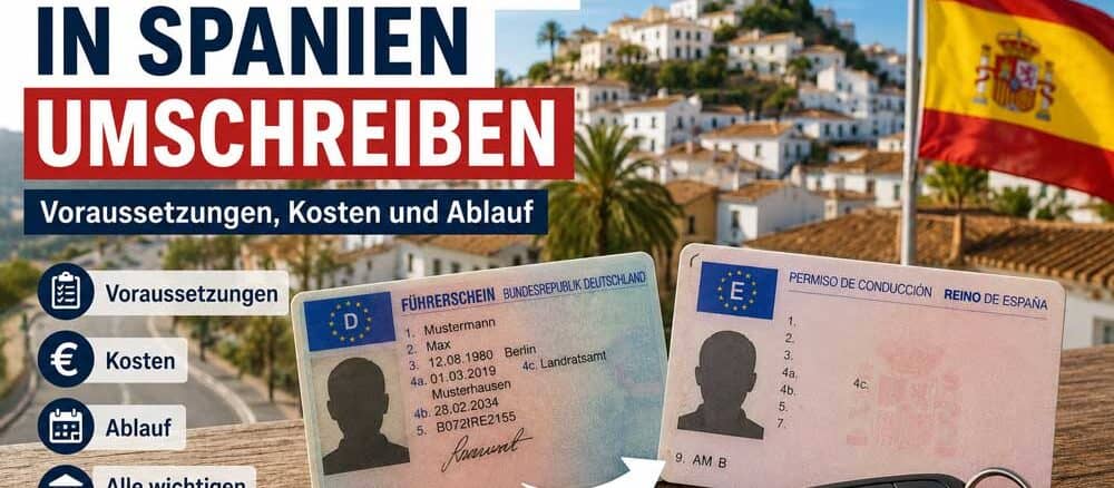 Führerschein in Spanien umschreiben
